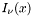 $ I_\nu(x) $