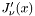 $ J'_\nu(x) $
