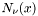 $ N_{\nu}(x) $